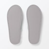 無印良品 洗える綿パイルスリッパ 前あき Ｌ ２５～２７．５ｃｍ用 グリーン 良品計画