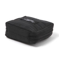 キルティングスクエアポーチ(S) ダークブラック LAKOLE/ラコレ