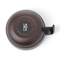 スタッキング持ち手付き汁椀 ダークブラウン LAKOLE/ラコレ