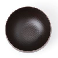 スタッキング汁椀(L) ダークブラウン 1セット（1個×2） LAKOLE/ラコレ