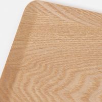 ノンスリップトレー(M) ナチュラル LAKOLE/ラコレ　木製トレー