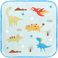 プチタオル 　コミックディノ　PO457310　1セット10組（50枚：柄違い5種×各10枚）