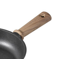 LIV PLUS CAROTE（カローテ） 深型フライパン 26cm IH ガス火対応 ブラック NMー5103 1個