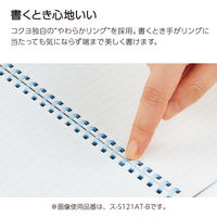 コクヨ キャンパス ソフトリングノート　A4 青 スーS121ATーB 1セット（1冊×3）