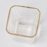 GOLDラインガラス小鉢D クリア LAKOLE/ラコレ