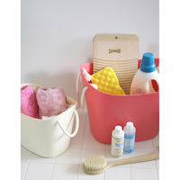 八幡化成 Vessel ヴェッセル バスケット M 19L アイボリー かご 収納 4966511231271 1個（直送品）