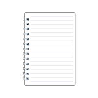 日本ノート リングメモ レインガード スヌーピー B7 7mm40枚 ホワイト SWP88W 1冊