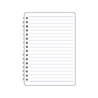 日本ノート リングメモ レインガード スヌーピー A6 7mm40枚 Sブルー SWP87SB 1セット(1冊×3)