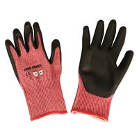 コーコス信岡 ハンドアーマーNR 13ゲージ編 天然ゴムコーティング レッド L NCー4002 1双