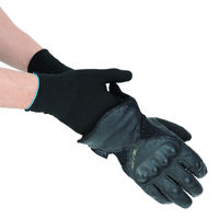 コーコス信岡 ニオイクリア 消臭インナー手袋10枚（5双組） ブラック F Gー201 1セット（5双組）