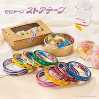 ニチバン ストアテープ（大巻）花ビラ（赤）　毎度ありがとうございます　（15mm×35m）　 STー7 1巻