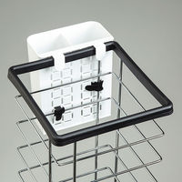 karari（カラリ） 珪藻土 折りたたみ傘用フック式ホルダー アンブレラスタンド 2本用スクエア HO2069 傘立て 1個