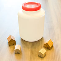 三宝化成 ボンド容器3L吊り手付(赤丸キャップ) A2-097-03 1個