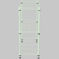 エイ・アイ・エス スチールラックセット3段 ホワイト 幅600×奥行250×高さ604mm SRS-6025WH 1台（直送品）