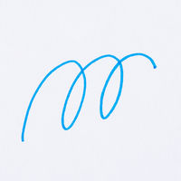 サクラクレパス プラスチックペン細字あお AK-S#36 1セット(10本)