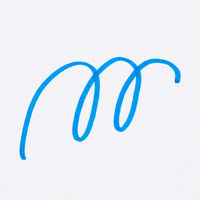 サクラクレパス サインペン細字あお WK-S#36 1セット（10個）