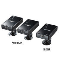サンワサプライ ワイヤレス分配HDMIエクステンダー（2分配） VGA-EXWHD7 1個（直送品）