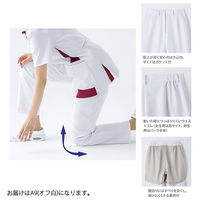 サーヴォ 医療白衣 二重織ストレッチパンツ（女性用パンツ） MPAL-1806 ホワイト S 1枚（直送品）