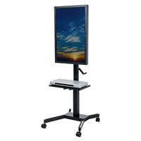 サンワサプライ 手動上下昇降液晶ディスプレイスタンド CR-LAST23 1台（直送品）