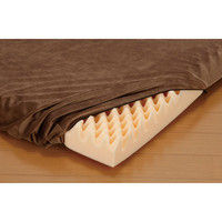 ジャパンスリーパー 日本製プロファイル加工高反発マットレス ブラウン セミダブル 幅1200×奥行1950×高さ80mm a1367920 1台 　（直送品）