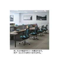 【無料引取付き】C635XW FMR6 |オカムラ シルフィー オフィスチェア ハイバック 樹脂脚 背メッシュ 肘無し ブルーグリーン 1脚（直送品）