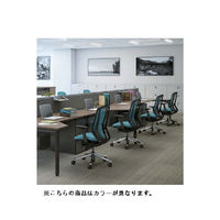 【無料引取付き】C685BW FMP1 |オカムラ シルフィー オフィスチェア ハイバック アルミ脚 背メッシュ 可動肘付 ブラック 1脚（直送品）