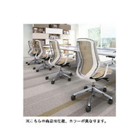 【無料引取付き】C687XW FSF7 |オカムラ シルフィー オフィスチェア ハイバック 樹脂脚 背クッション 可動肘付 ベージュ 1脚（直送品）