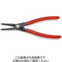 エスコ 40ー100mm 穴用スナップリングプライヤー(ストッパー付) EA590AL-3 1本（直送品）