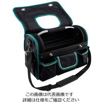 エスコ 440x230x300mm 蓋付きツールバッグ EA683ZK-6 1個（直送品）