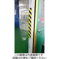 エスコ 150x3mm/10m トラクッションテープ(黒/黄) EA983F-147A 1巻（直送品）