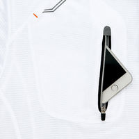 アイトス HERO’S UNIFORM 長袖ハーフZIPシャツ（男女兼用） ブラック S AZ-10606-010-S（直送品）