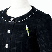 アイトス Pieds リラックスオーバーブラウス ブラック 25号 HCL6340-099-25（直送品）