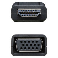 サンワサプライ HDMI-VGA変換アダプタ (HDMI Aオス-VGAメス) AD-HD16VGA 1個