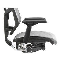 【軒先渡し】 エルゴヒューマン エンジョイ ロータイプ 背メッシュ座モールドクッション ランバーサポート付 ブラック×ブラック 1脚（直送品）