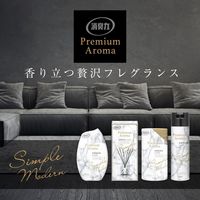 エステー お部屋の消臭力　PremiumAroma　Stick　詰替　アーバンリュクス 1セット(3個：1個×3)　プレミアムアロマ　消臭芳香剤