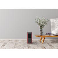 【アウトレット】アイリスオーヤマ 人感センサー付き大風量セラミックファンヒータースリム JCH-12TDS1-R【終売品】