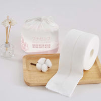 1セット クレンジングタオル 使い捨て 化粧落とし 化粧 メイク落とし 手拭きフェイスタオル 洗顔 80カット かわいい 20×20（直送品）