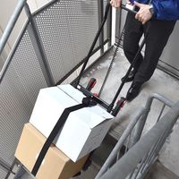 エスコ 480x340mm/ 60kg 電動運搬車(階段用) EA520BT-12 1台（直送品）