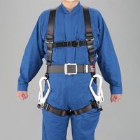 エスコ 墜落制止用器具(フルハーネス/巻取式ツインランヤード付) EA998FF-55 1個（直送品）