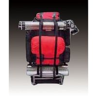 エスコ 25mmx3.0m 片面マジックストラップ(OD色) EA944MA-5G 1セット(4個)（直送品）