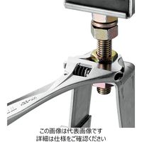 トップ工業(TOP) ガタ無しモンキレンチ ワークワイド レッドグリップ 口開長25mm 150mm HMー25MGR 1セット(2丁)（直送品）