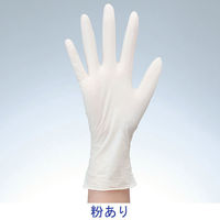 ニトリルグローブ 3DW ホワイト 粉付き S 1箱（100枚） ファーストレイト（わけあり品）