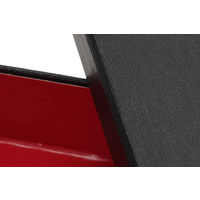 スドウ 黒色紙貼箱 内朱色 外寸235×99×H46mm 16個 SD199303-16（直送品）