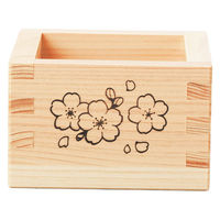 ヤマコー 東濃ひのき/1合桝 四季/四面焼印(無塗装) 12278 1個（直送品）