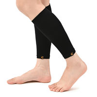 佳雅 ふくらはぎ リラクゼーションサポーター 2枚セット ブラック 55554 1組（直送品）