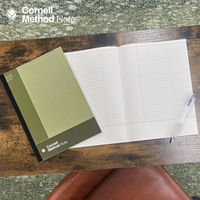 学研ステイフル コーネルメソッド 綴じノート B5 B罫 6mm横罫 グリーン ED03823 1セット(1冊×10)（直送品）