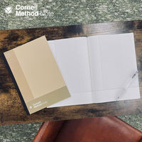 学研ステイフル コーネルメソッド 綴じノート B5 5mm方眼罫 カーキ ED03825 1セット(1冊×10)（直送品）