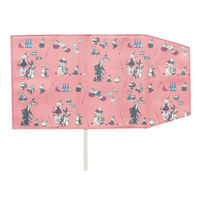 学研ステイフル MOOMIN ムーミン ブックカバー 文庫サイズ ピンク F16056 1セット(1個×3)（直送品）