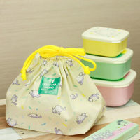 学研ステイフル 弁当袋 ランチ袋M 11ぴきのねこ まんぷく K08047 1セット(1個×5)（直送品）