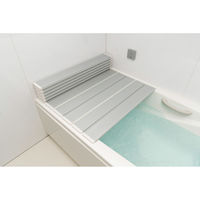 ケィ・マック 風呂ふた 折りたたみ SIAA W14 80×140cm 用 メタリックシルバー 315686 1個（直送品）